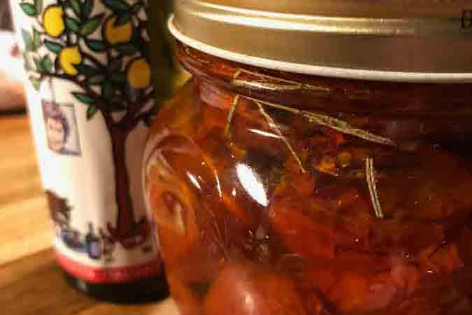 De færdige langtidsbagte tomater – med ingredienserne fra SIKAN. Luxuslife